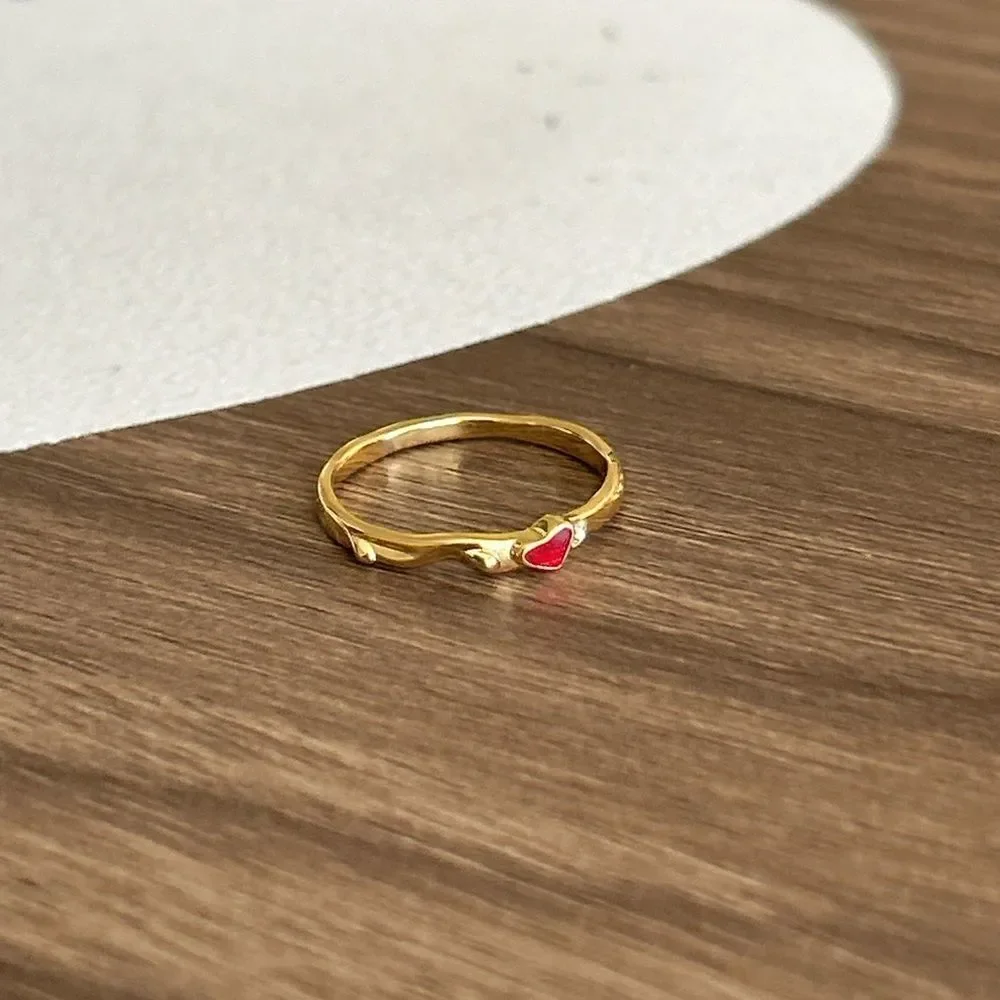 Heart ring Q779